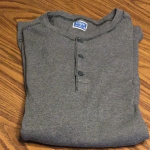 J.CREW Mens 100% Cotton Henley XL